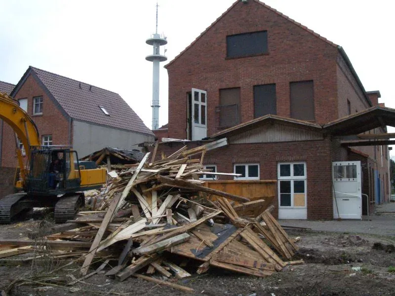 Abbruch eines Wohngebäudes